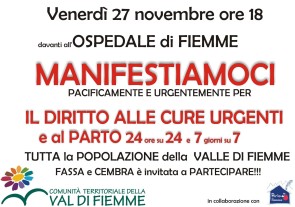 Manifestiamoci per l'ospedale nov. 2015